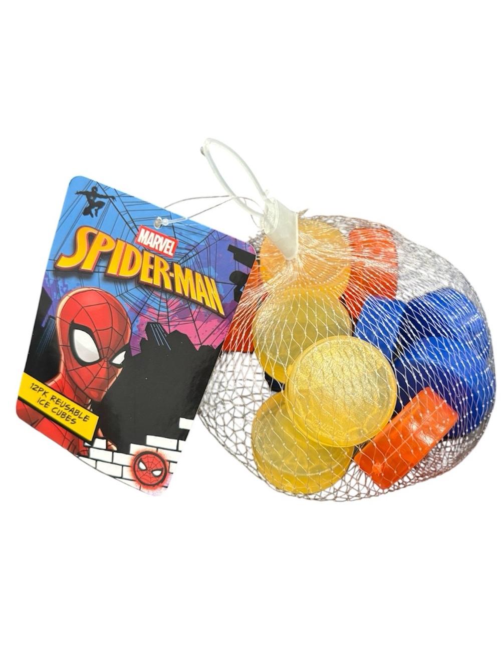 Marvel Spider-Man Reusable Ice Cubes - Multicolor NEW